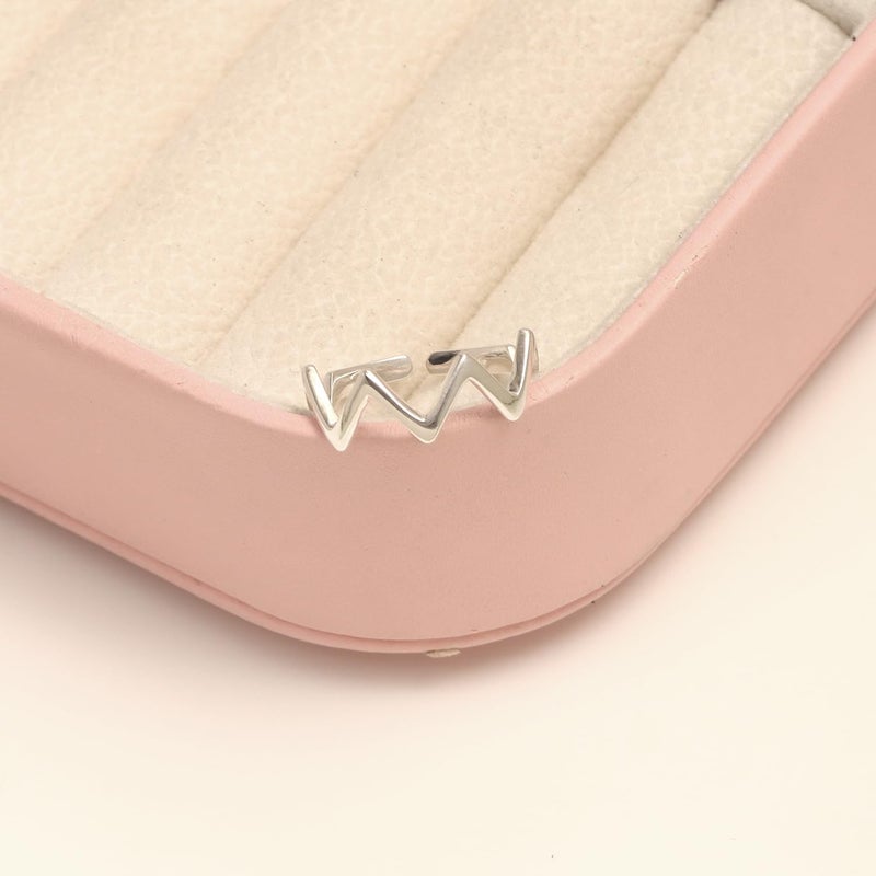 LeCalla 925 Sterling Silver Minimalist Toe Rings Set Simple Open Adjustable Toe-Rings for Women - Image 3